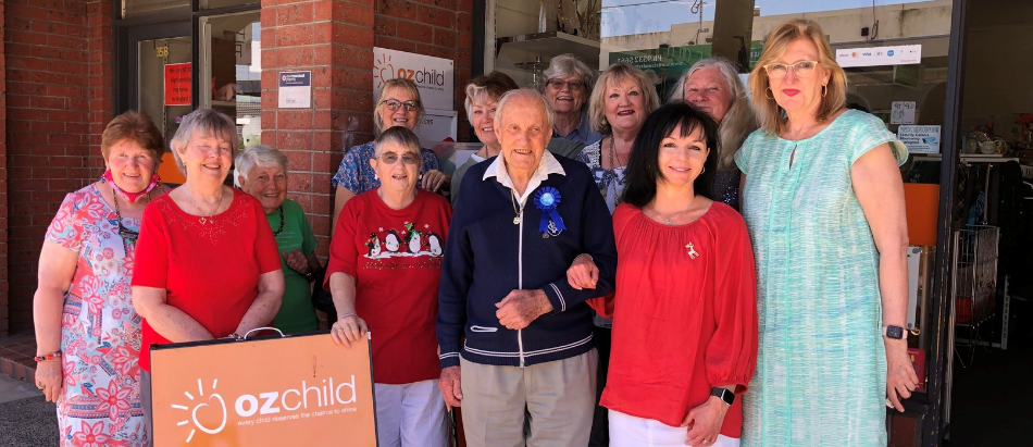 OzChild volunteer turns 100